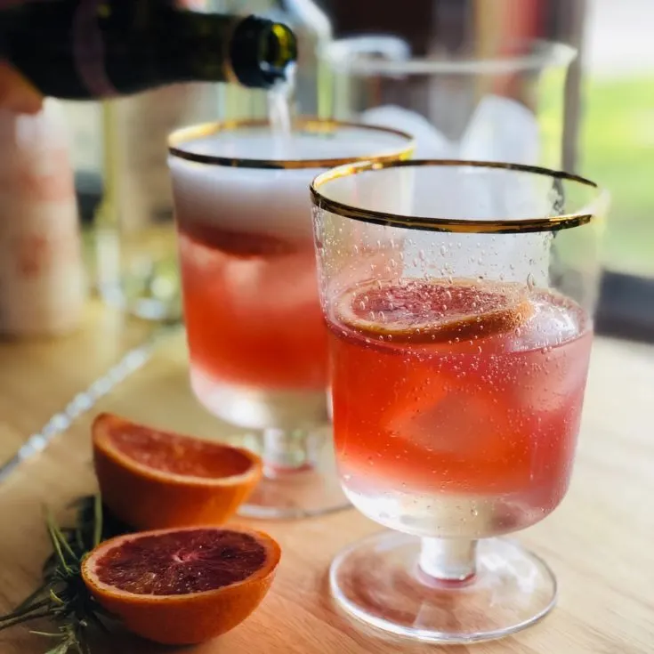 Blood Orange (Gin)ger Fizz