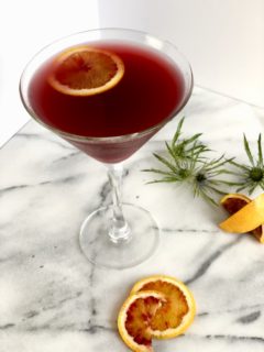 blood orange martini