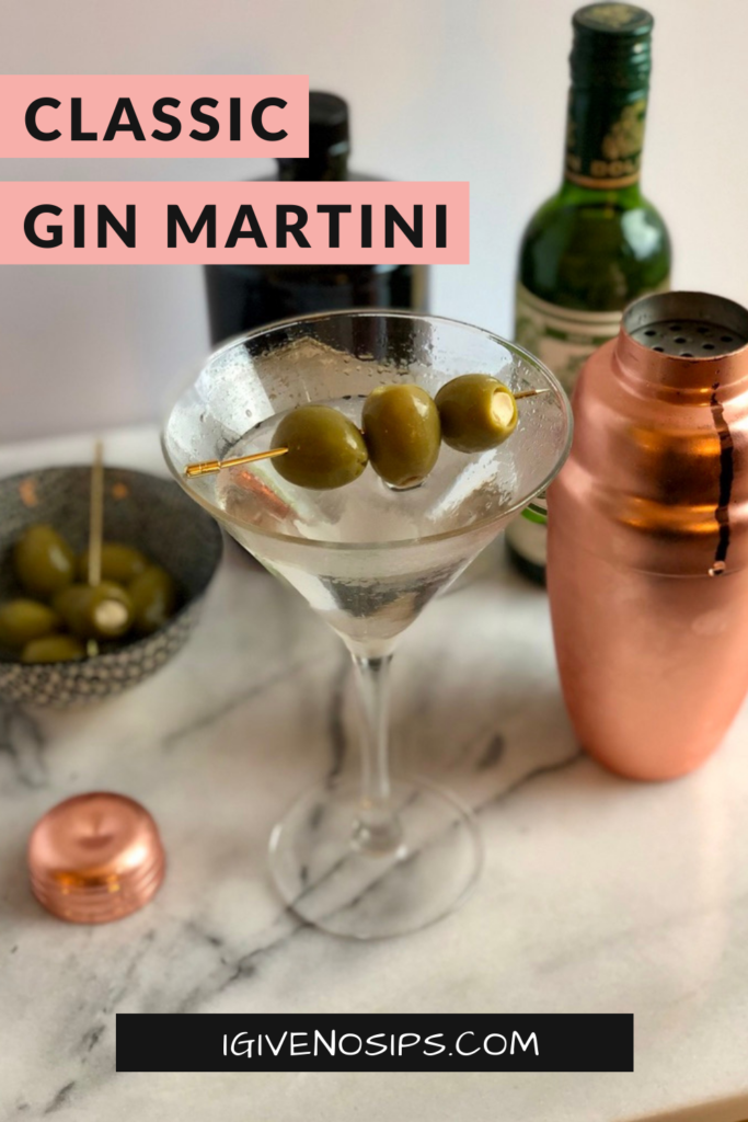 classic gin martini