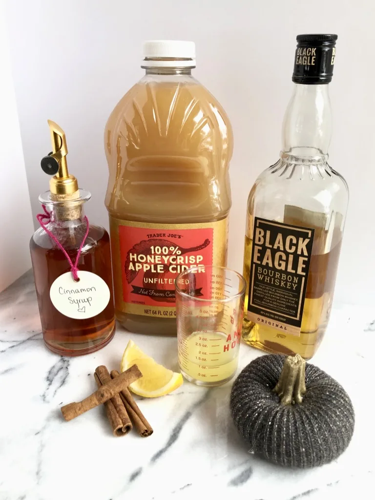 apple cider whiskey sour ingredients